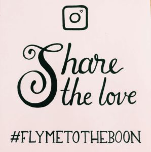 Bespoke wedding hashtag sign for instagram